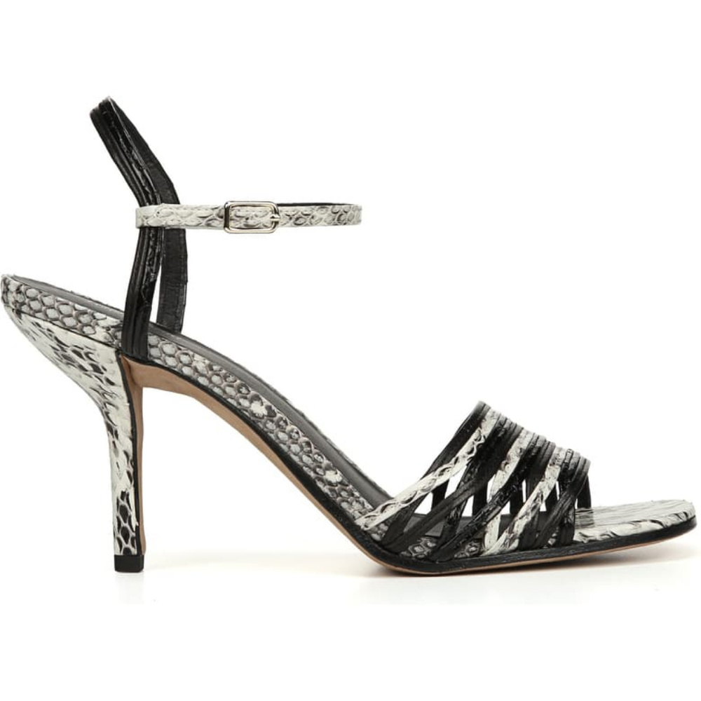 DIANE VON FURSTENBERG Black Strappy Heels